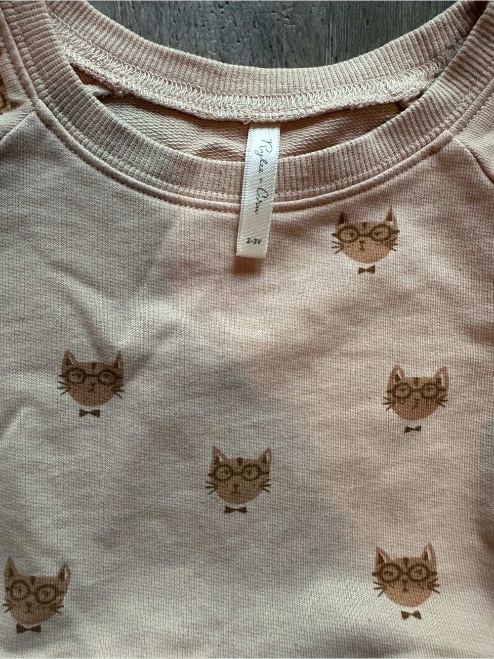 Rylee + Cru Girls 2/3 Cool Cat Long sleeve Dress - Picture 2 of 7